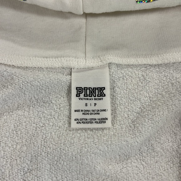 Pink Victoria Secret Jacket / zip-up Hoody size small - Picture 8 of 8